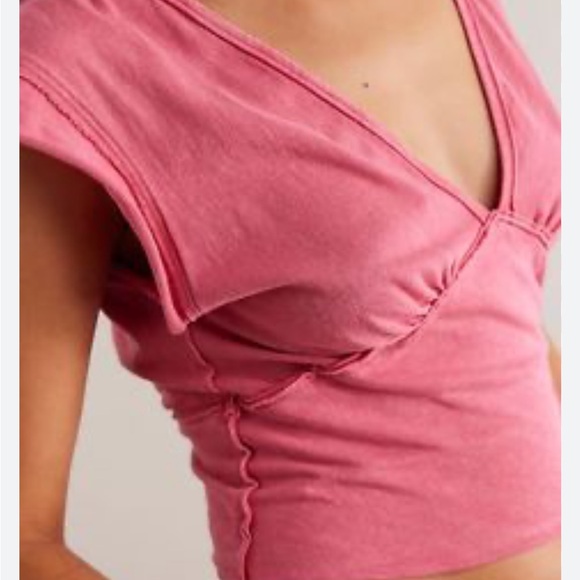 Free people Ivy tee (red) - Picture 2 of 7